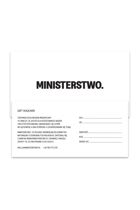 Bon podarunkowy - online