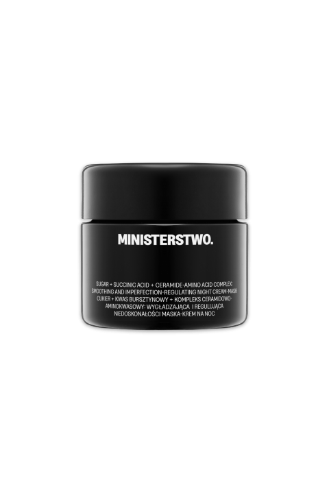 Sugar - smoothing night cream-mask