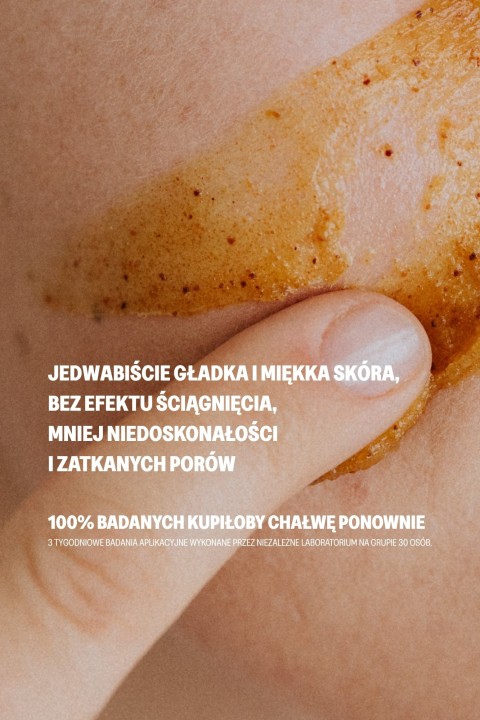 Chałwa - peeling do twarzy