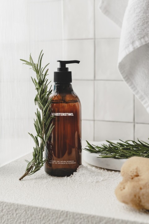 Rosemary + Salt - natural shower gel