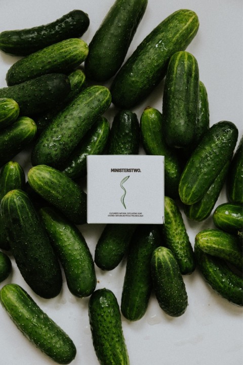 Cucumber - natural exfoliating soap