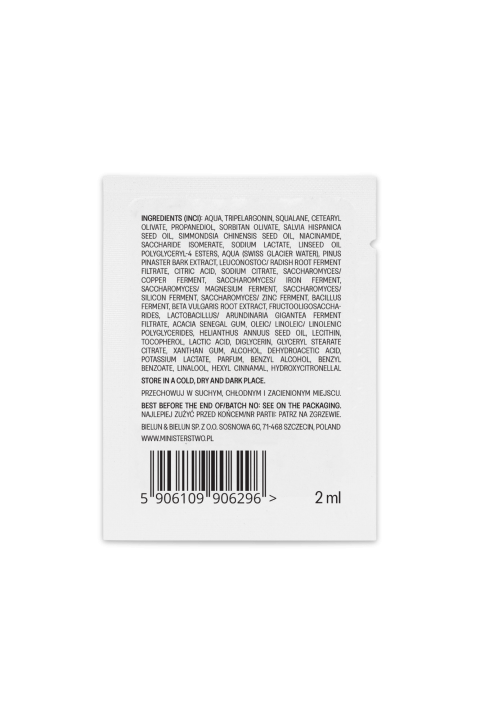 Probe: H2O - hydrominerale Gesichtscreme