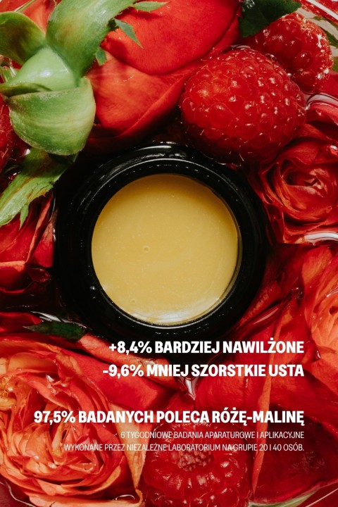 Rose-Raspberry - lip balm and mask