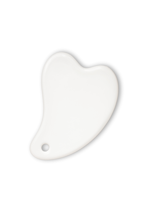White gua sha stone