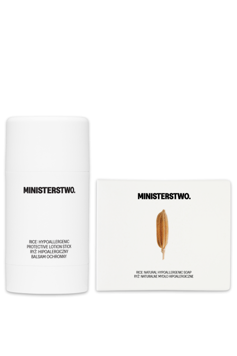 Hypoallergenic set: soap + body balm