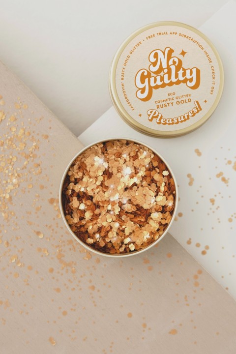 Bio glitter - Rusty Gold
